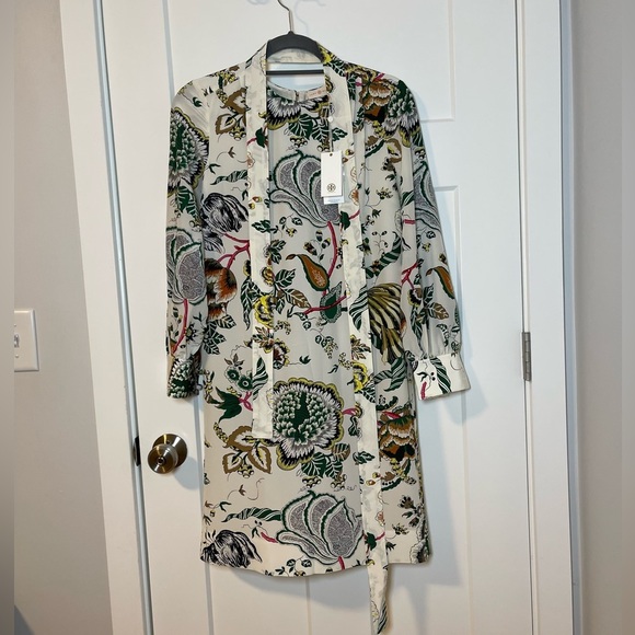 NWT Tory Burch happy time Shift Floral Dress Size XXS - Picture 4 of 4